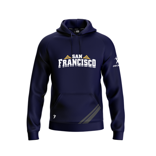 [FOLHSMNV-YXS-LOGO2] Decker Summit Hoodie (Youth XS, Navy, Logo 2)