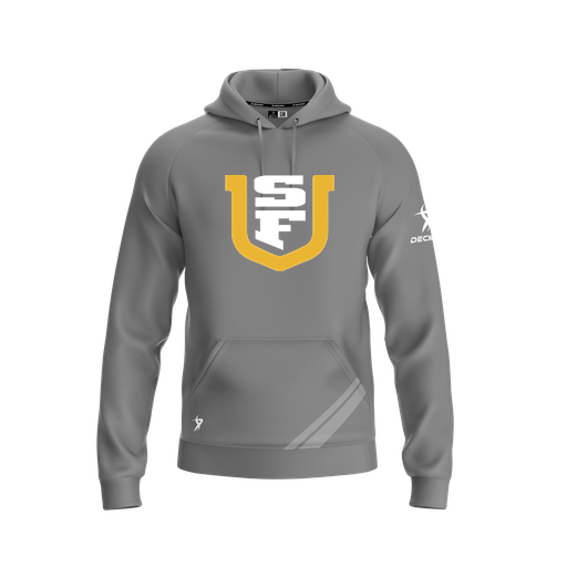 [FOLHSMGY-YXS-LOGO1] Decker Summit Hoodie (Youth XS, Gray, Logo 1)