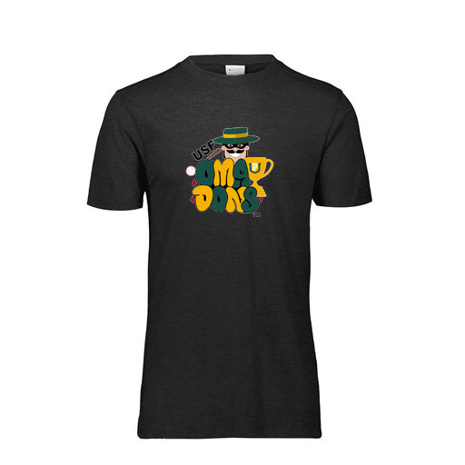 [FTSCUBBK-AS-LOGO3] Decker Men's Tri-Blend T-Shirt - Short Sleeve (Adult S, Black, Logo 3)