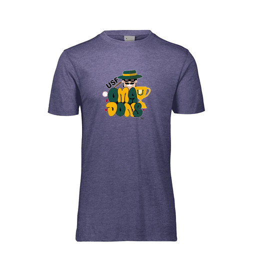 [FTSCUBRY-AS-LOGO3] Decker Men's Tri-Blend T-Shirt - Short Sleeve (Adult S, Royal, Logo 3)