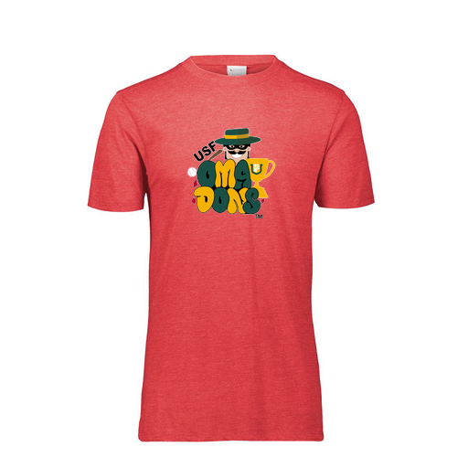 [FTSCUBRD-AS-LOGO3] Decker Men's Tri-Blend T-Shirt - Short Sleeve (Adult S, Red, Logo 3)