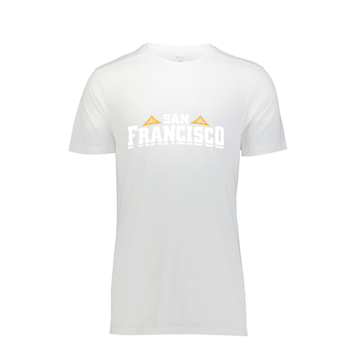 [FTSCUBWH-YS-LOGO2] Decker Youth Tri-Blend T-Shirt - Short Sleeve (Youth S, White, Logo 2)