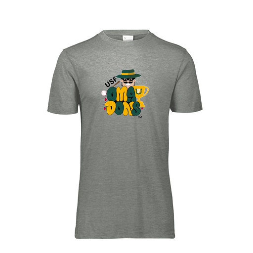 [FTSCUBGY-YS-LOGO3] Decker Youth Tri-Blend T-Shirt - Short Sleeve (Youth S, Gray, Logo 3)