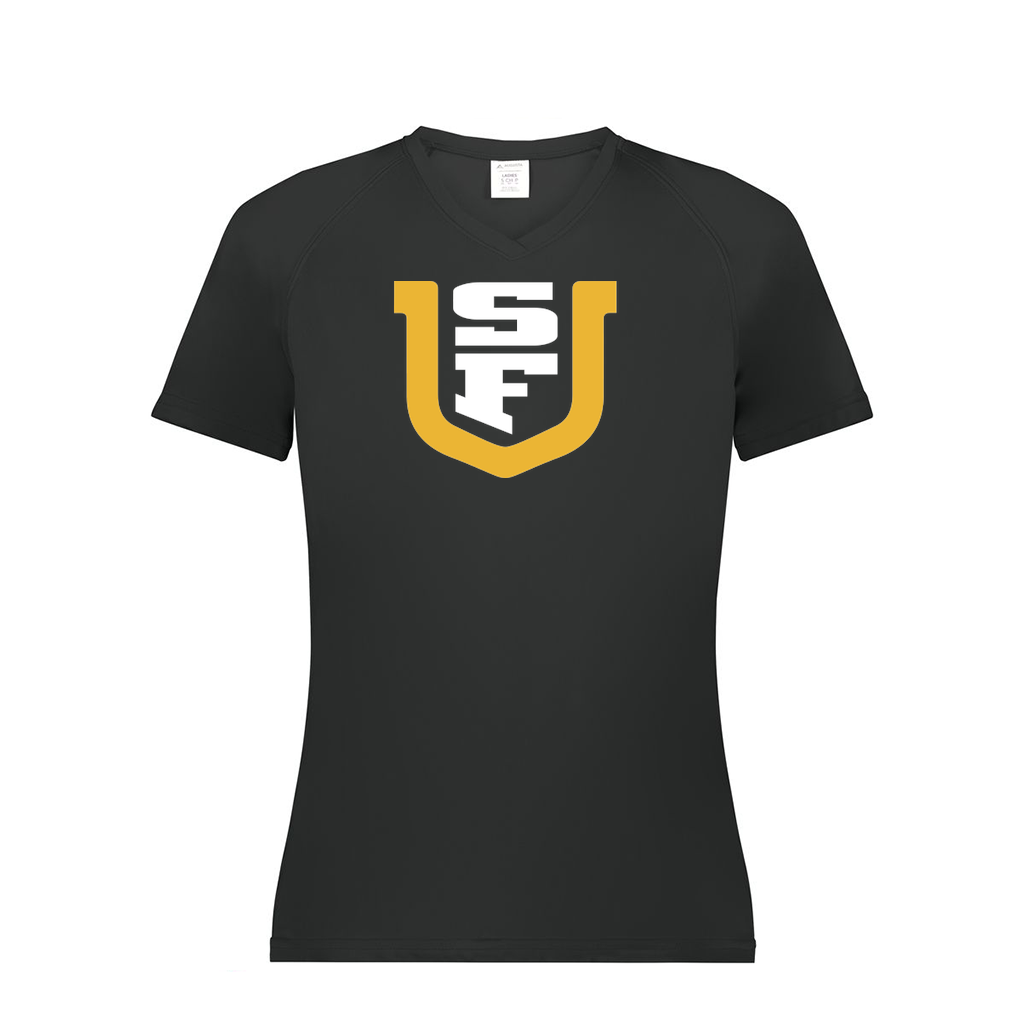 Ladies Smooth Sport V-Neck T-Shirt