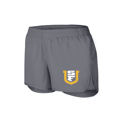 [2430.059.XS-LOGO1] Women's Performance Shorts (Female Adult XS, grey, Logo 1)