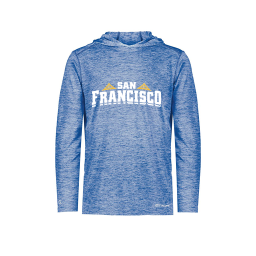 [FOLHCGRY-AS-LOGO2] Decker Men's Charge Hoodie (Adult S, Royal, Logo 2)