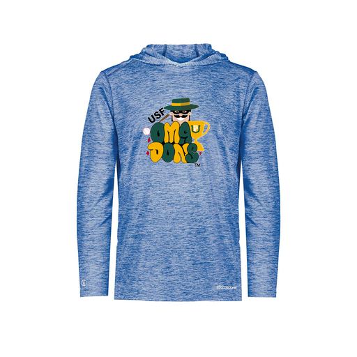 [FOLHCGRY-YS-LOGO3] Decker Youth Charge Hoodie (Youth S, Royal, Logo 3)