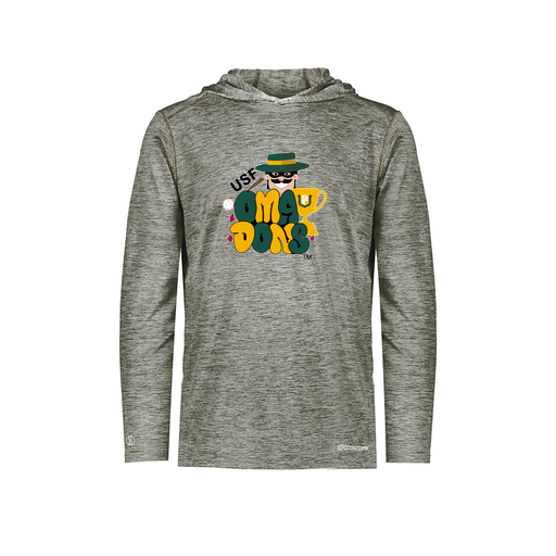 [FOLHCGGY-YS-LOGO3] Decker Youth Charge Hoodie (Youth S, Gray, Logo 3)