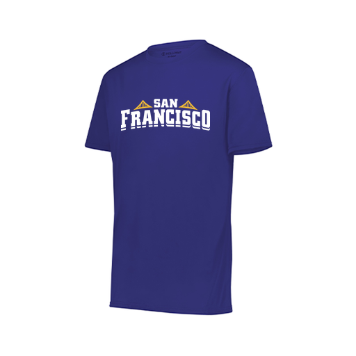 [222818.747.S-LOGO2] Men's Movement Dri Fit Shirt (Adult S, Purple, Logo 2)