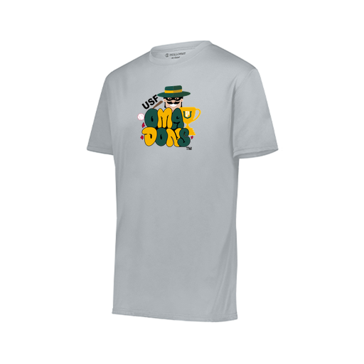 [222818.099.S-LOGO3] Men's Movement Dri Fit Shirt (Adult S, Silver, Logo 3)